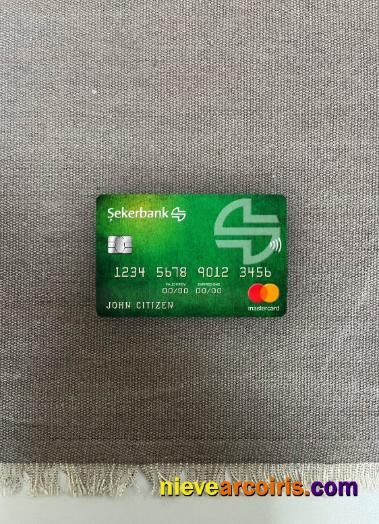 Turkey Sekerbank mastercard photolook